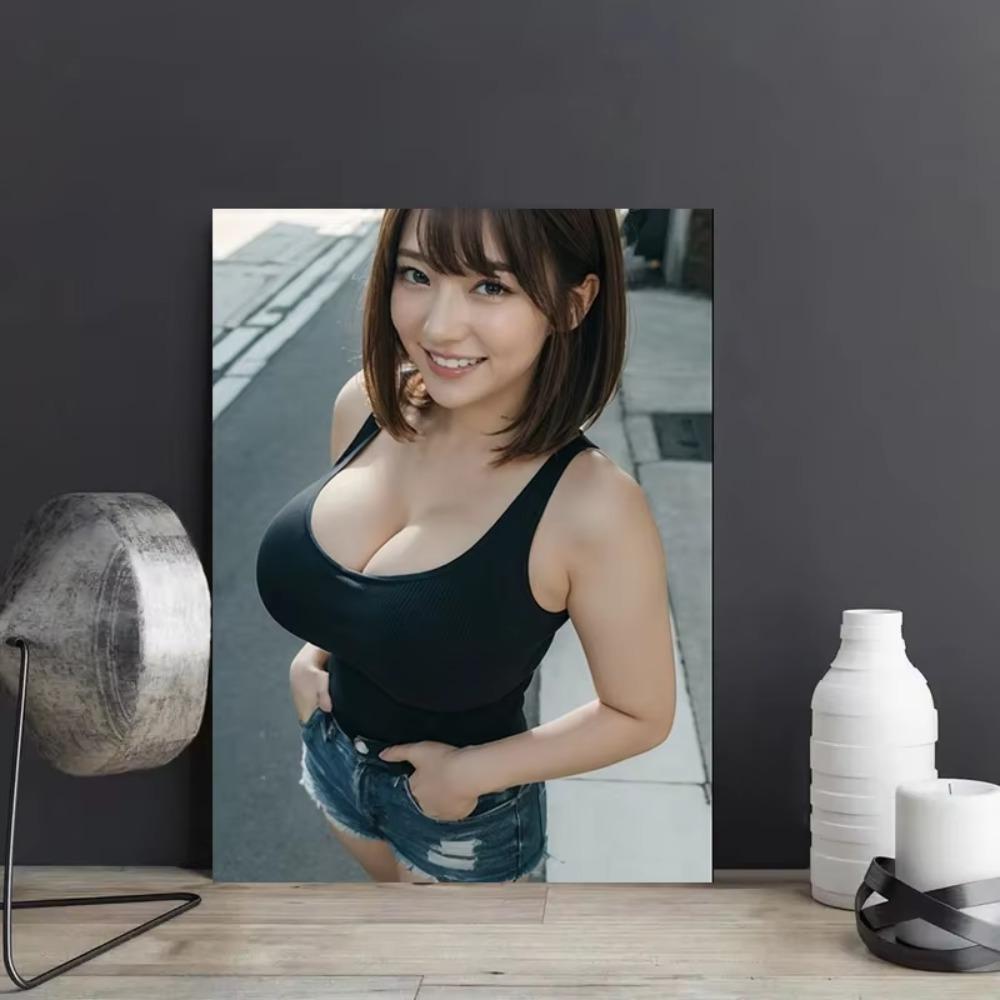 Vintage Metal Wall Art Portrait Female Figure Home Decor Vintage Style