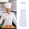 Kitchen Apron Set for Adults, Adjustable Size Apron Baking DIY Hat Protects Against Stains in Kitchen