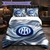 Borussia Dortmund Pattern 3 Pieces Bedding Set Soft Microfiber Duvet Cover with Pillow Cases for Bedroom