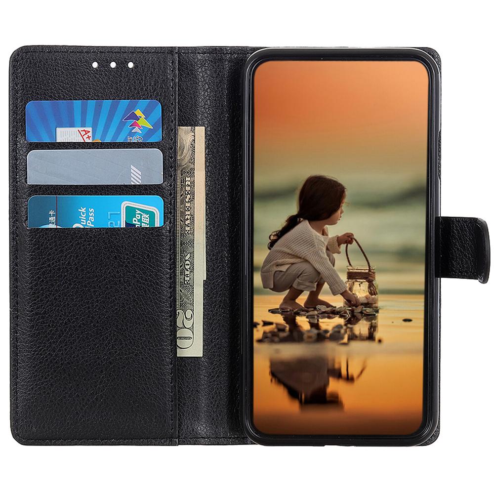 For Xiaomi Redmi K70E 5G/Poco X6 Pro 5G Case PU Leather Litchi Texture Wallet Phone Cover