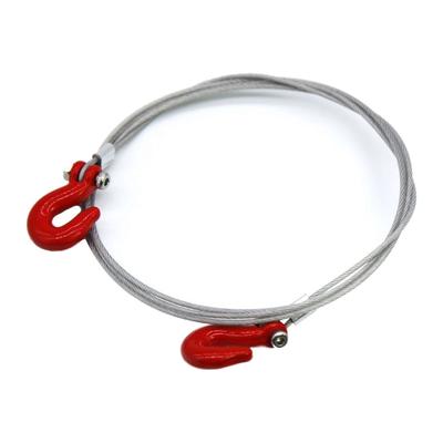 T-power 4 pezzi D-ring paraurti gancio traino rosso per 1:10 RC cingolato Traxxas TRX4 assiale SCX10 90046 D90 D110 TF2 rosso