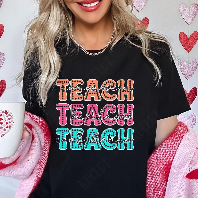 Graphic Tops Teachers Tshirts Clothing Teachers Gifts Teacher Shirts Gift Summer Fashion Tshirts Short Sleeve School