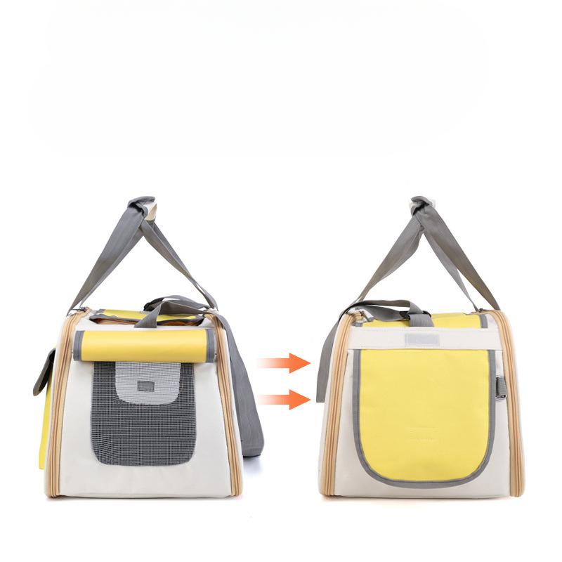 1pcs Portable Pet Carrier Breathable Folding Cat Bag Ideal for Travel and Outdoor Activities Suitable for Cats and Puppies