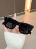 1PCS Unisex Classic Large Frame Black Sunglasses for Picnics Sun Protection Versatile Live Broadcast Outfit Display Shad