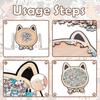 135 Piece Diy Cute Dog Wooden Puzzle Fun Animal Alien Puzzle Home Decoration Creative Stress Relief Birthday New Year Gifts