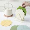 Flower Silicone Heat Insulation Mat Creative Table Mat Cup Mat Heat-Resistant Table Mat Pot Mat High Temperature Resistance