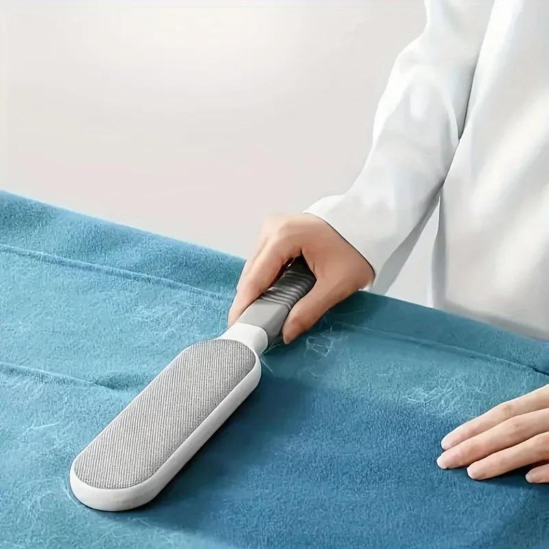 Double-Sided Pet Hair Remover Manual Electrostatic Sticky Lint Brush for Cat Clothing Sofa Furniture Carpet Pet Cleaning Tool