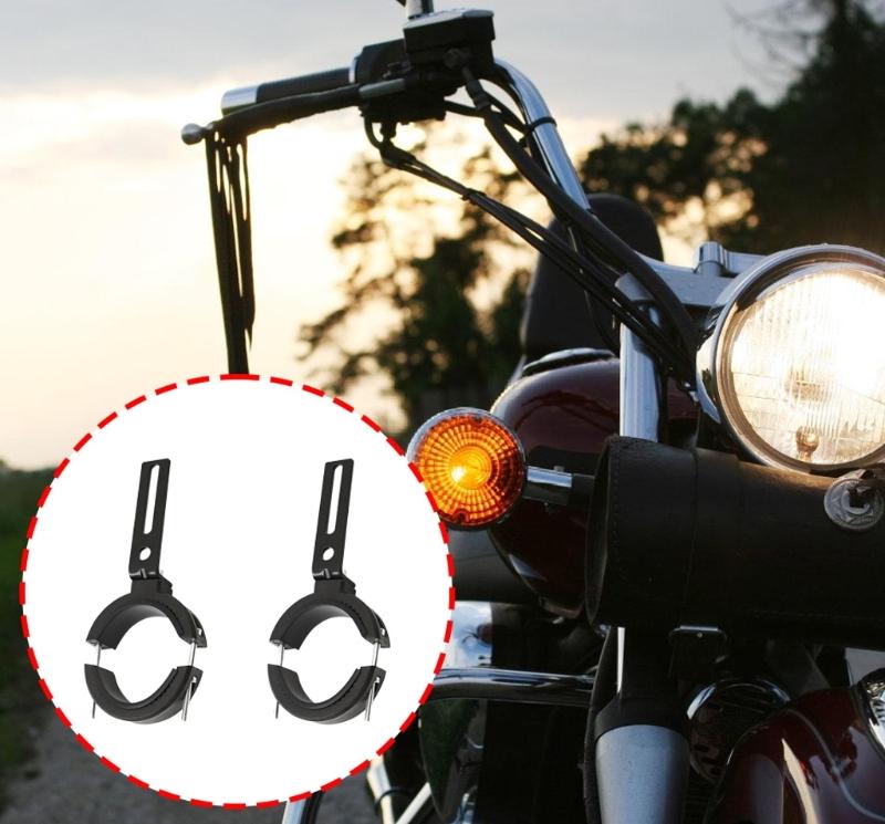 Motorcycle Spotlight Bracket Motorbike Spotlight Clamp Holder Support Front Fork Bracket Driving Light Extension Holder