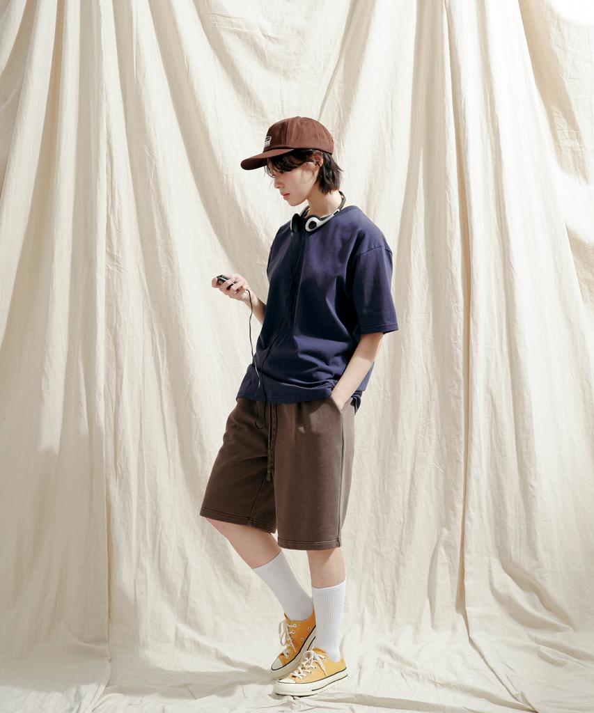 JEMUT Flash Summer Pigment Half Pants Brown Sosp2563