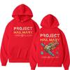 Project Hail Mary Hoodie Unisex Sci Fi Novel Space Vessel Graphic Pullover Sweatshirt Retro Cosmos Art Book Fan Men Women Casual Tops