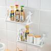 Creative Storage Rack No Drilling Funny Storage Board Self-Adhesive Wall-Mounted Organizer Toilet Bathroom Cosmetics Storage Rack