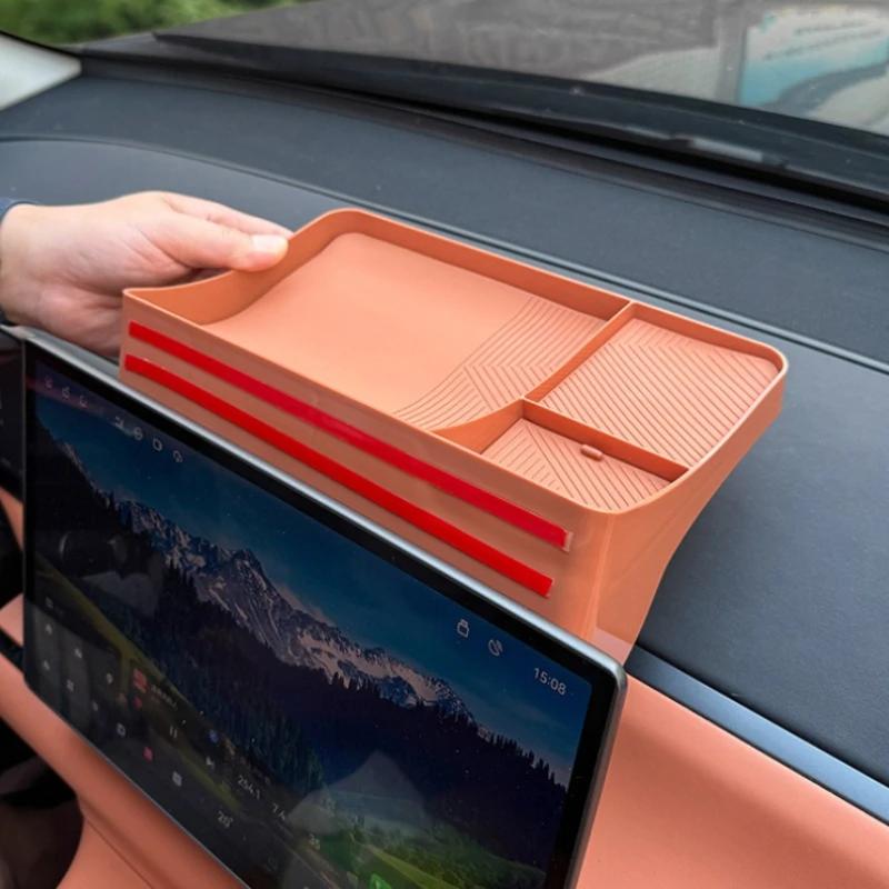For LEAPMOTOR C16 Central Control Navigation Screen Dedicated Tissue Storage Box ETC Bracket Car Interior Modified Accessories