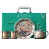 SUSHI CERAMICS Gilded Silver Silk Road Teapot Set