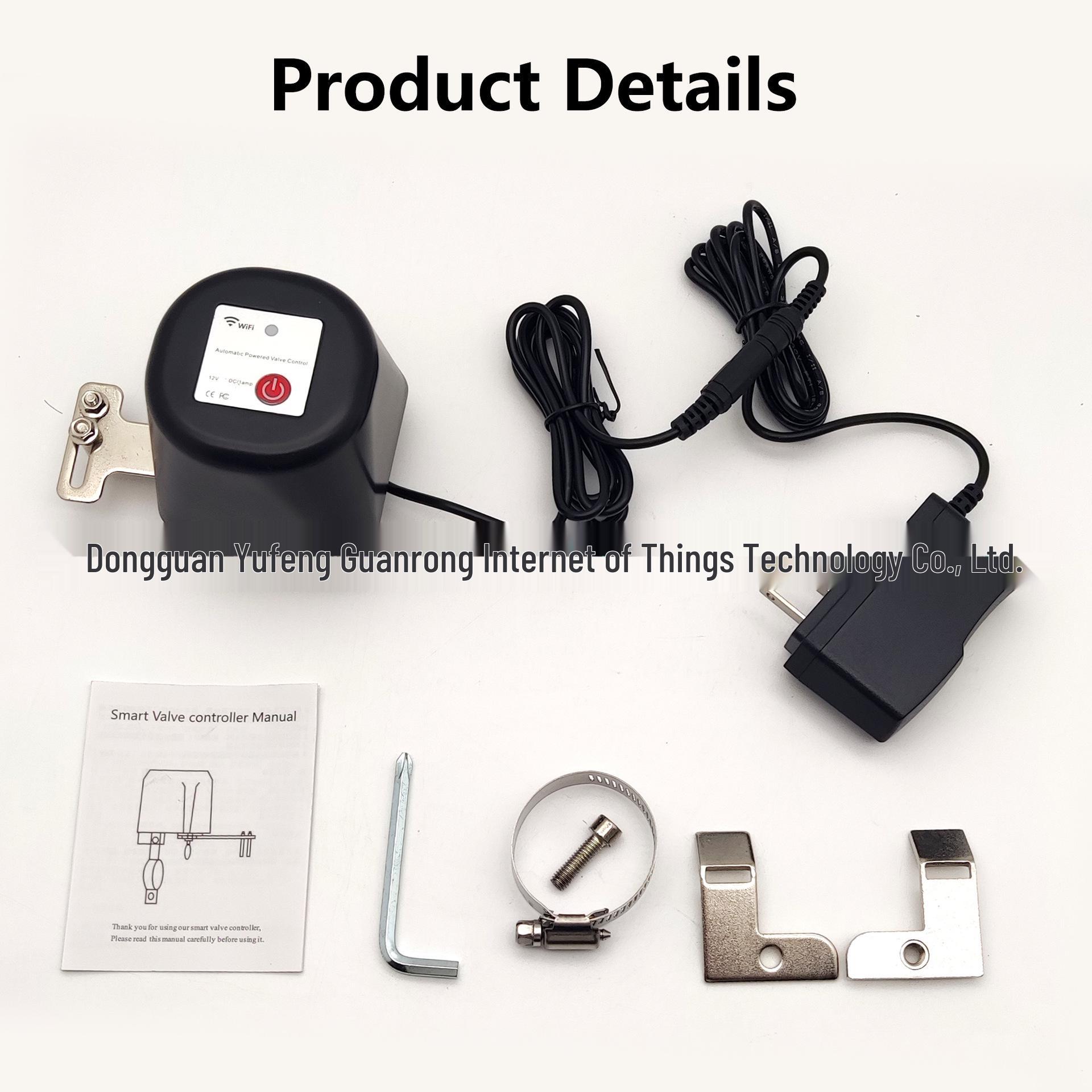 Контроллер клапана воды и газа Tuya Smart WiFi/Bluetooth двухрежимный EU plug