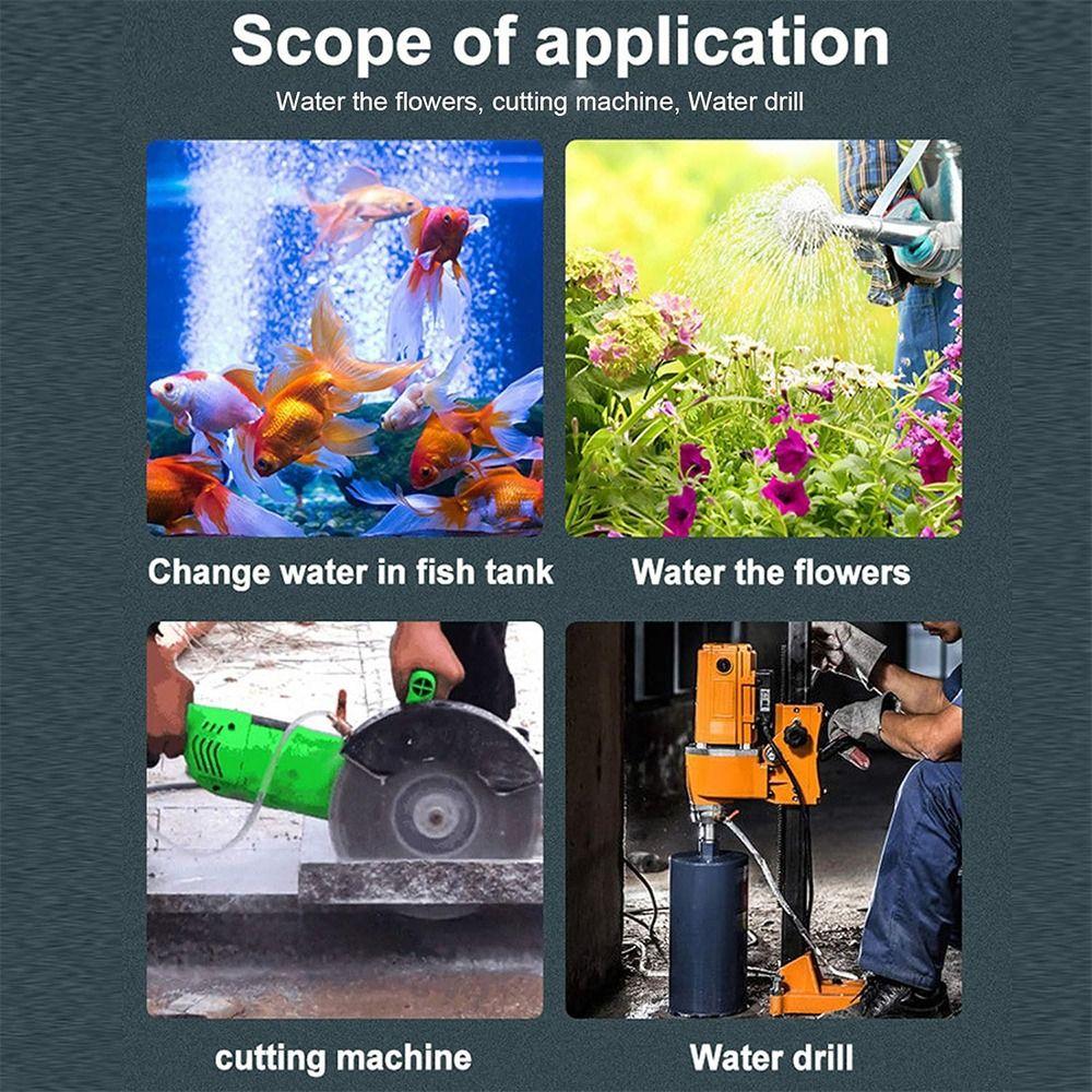 Low Noise 12V Small Water Pump Lift 10/15M Water Pumping Station  Garden Irrigation