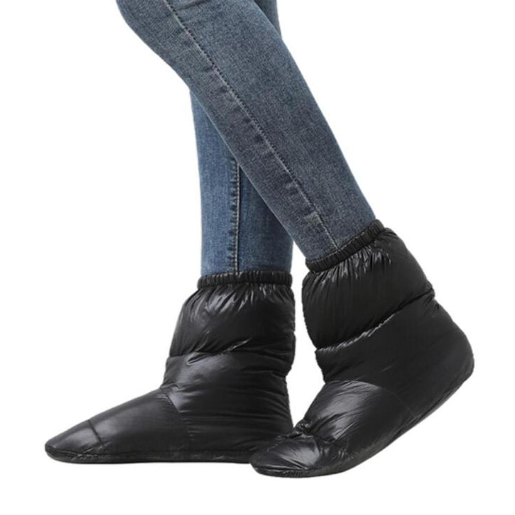 Indoor Pair Winter Down Slippers Bootie Shoes Footwear