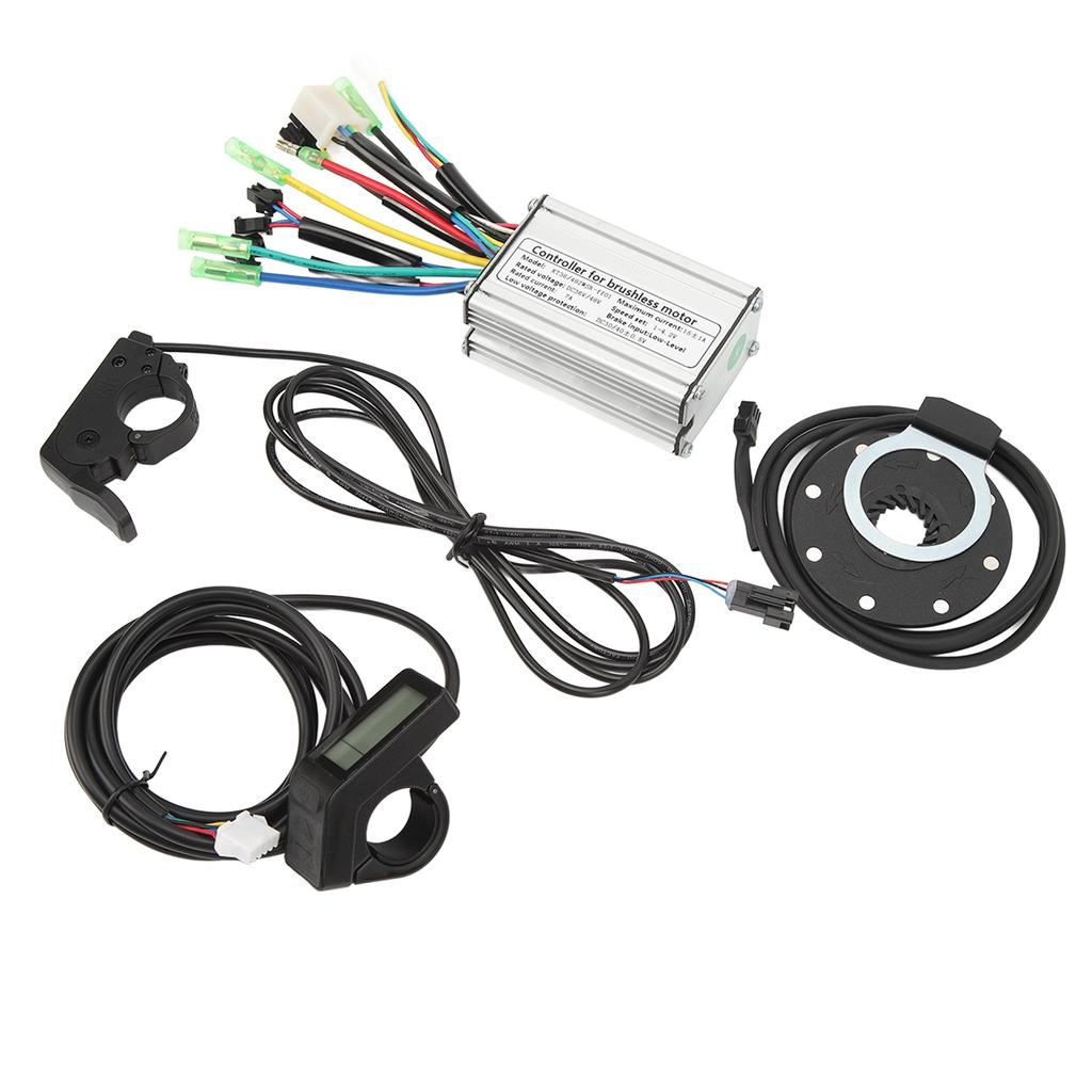 Electric Bike Conversion Kit Professional KT 15A Controller LCD4 Panel TT009 Thumb Throttle Set for 36V 48V 250W Motor