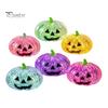 Sensorischer Stressball Halloween Kürbis Entlastungsspielzeug, Gruseliger Kopf Knet-Angst-Klar Glitzer Zuckerball, Partygeschenke Spielzeug