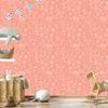 Wallpaper School Supplies Coral for Living Room and Bedroom 50x1000