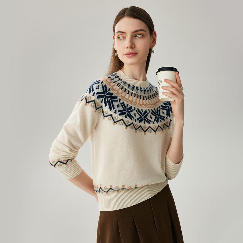 Women's Fair Isle Jacquard Cashmere Sweater