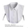 False Collar Blouse Top for Women Outfits Formal Uniforms Sweaters