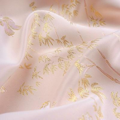 Stoff Brokat im chinesischen Stil Bambus Schmetterling Brokat Jacquardstoff Glänzend Gewebt Goldseide DIY Mantel Weste