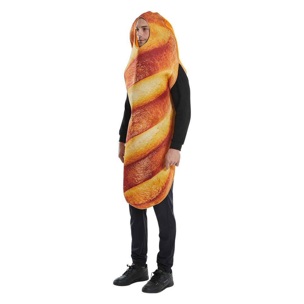 Halloween Party Costume Bread Cosplay Food Costume