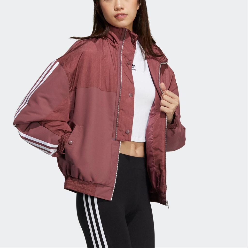 Adidas Originals BOLD JACKET Puffer Jacket Winter Women's Dark Red HE6588