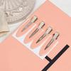 Seamlessly Acrylic Hair Clip Women Lovely Hair Barrettes Multiple Use for Various Hairstyles Portable Gift Accessory