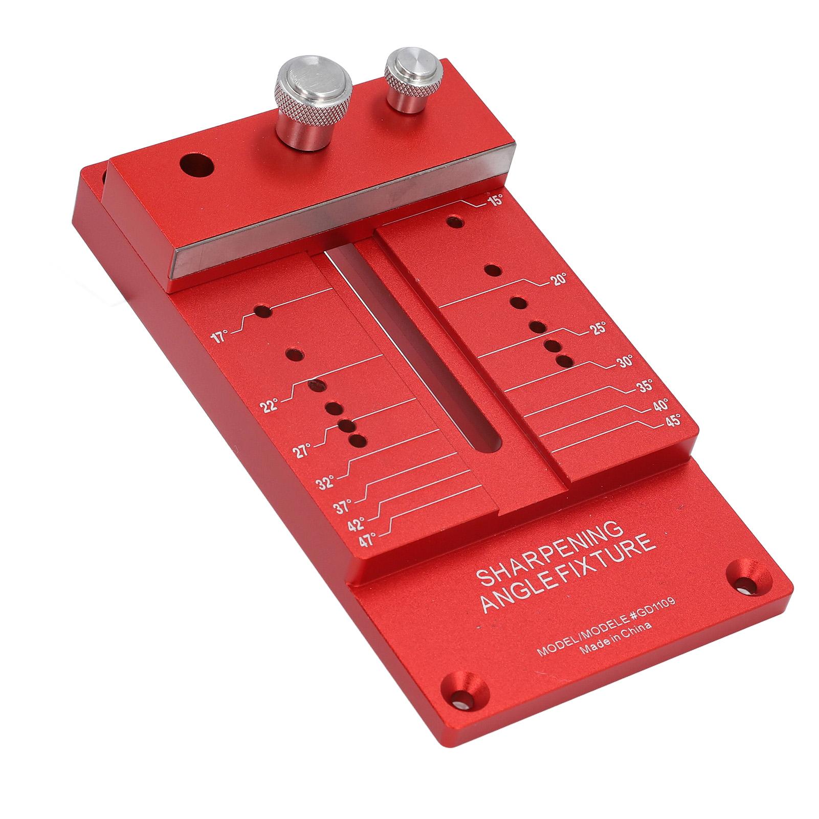 

Sharpening Angle Fixture Aluminium Alloy Knives Guide Tool for Woodworking Chisels