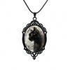 Pendant Gothic Black Cat Set, Necklace