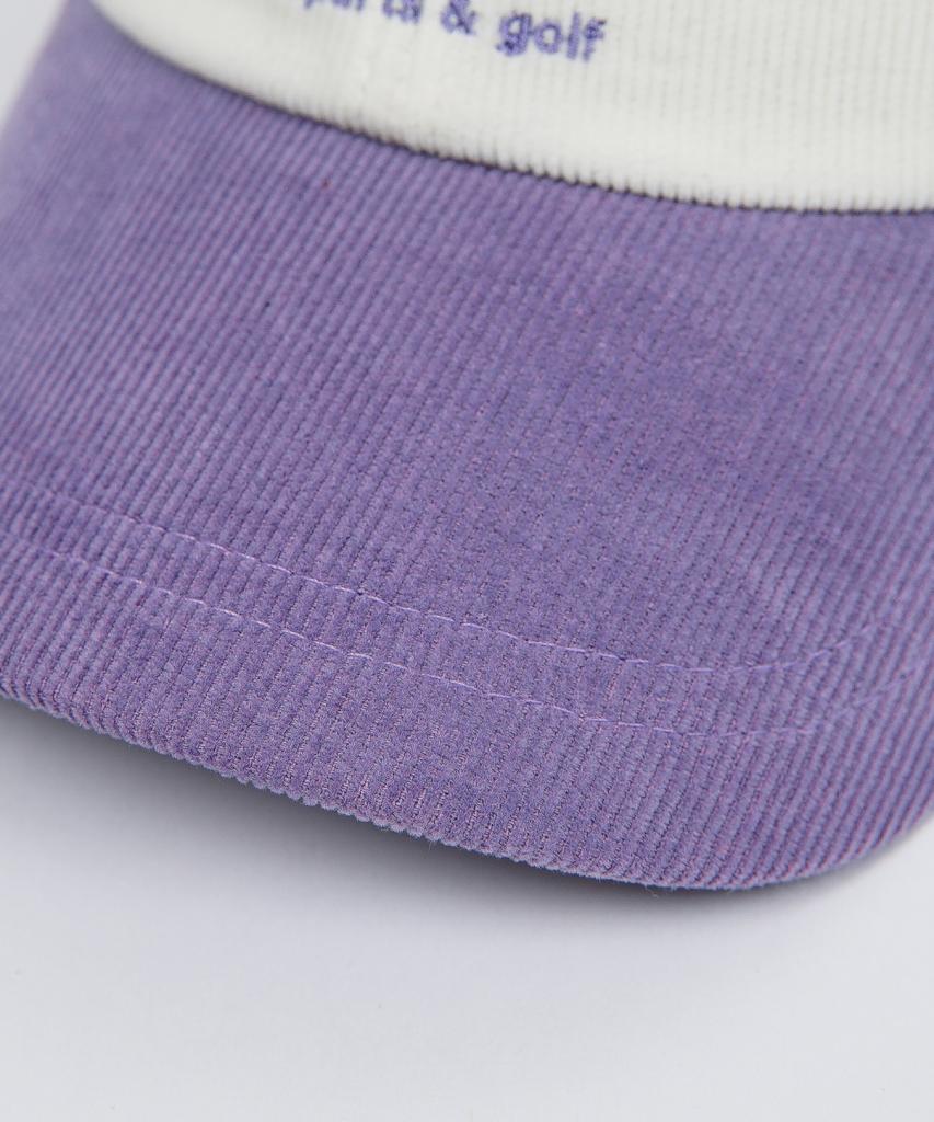 CREVE9 Retro Two-Tone Corduroy Ball Cap Pp