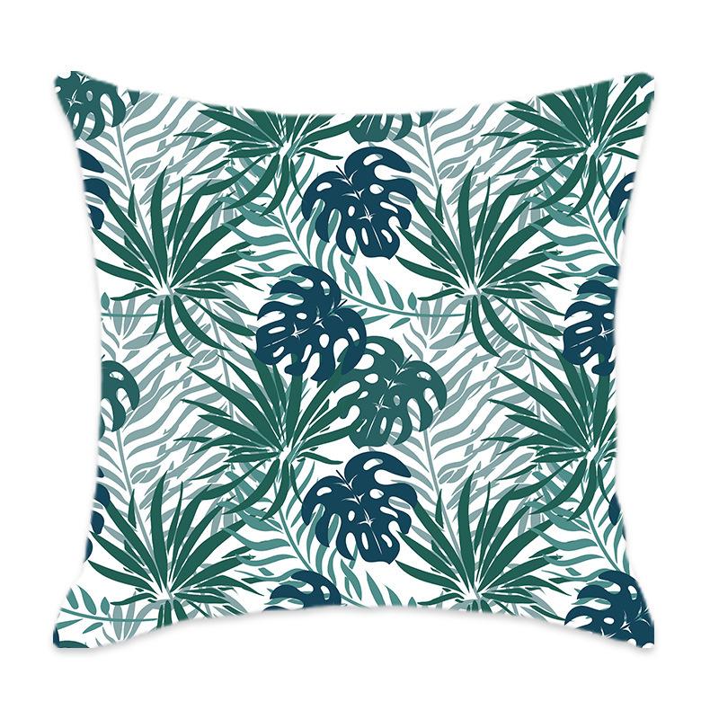 

Home Pillow Floral Print Series Sofa Bedroom Leisure Pillow Floral Pattern linen-45x45cm double-sided [without pillow core]