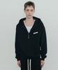 Tailor Cotton Sweat Hoodie Black