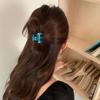 Grab Clip Letter Hair Clip Candy Color Cute Hairpin Personalized Acetate Hair Claw  Girl