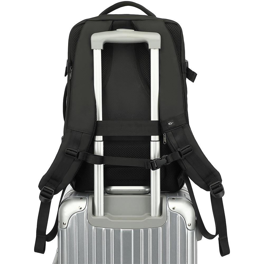 Eaqual To 18 Inch Suitcase 31 L Expandable Men Women Lover Backpack For 17/17.3 Inch Laptop, USB Charging,180° Open, Wet/Dry Bag
