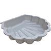 Shell 1 Plastic Sandbox - Grey