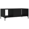  Coffee Table, Black, 102x50x40 Cm, Wood-based Material