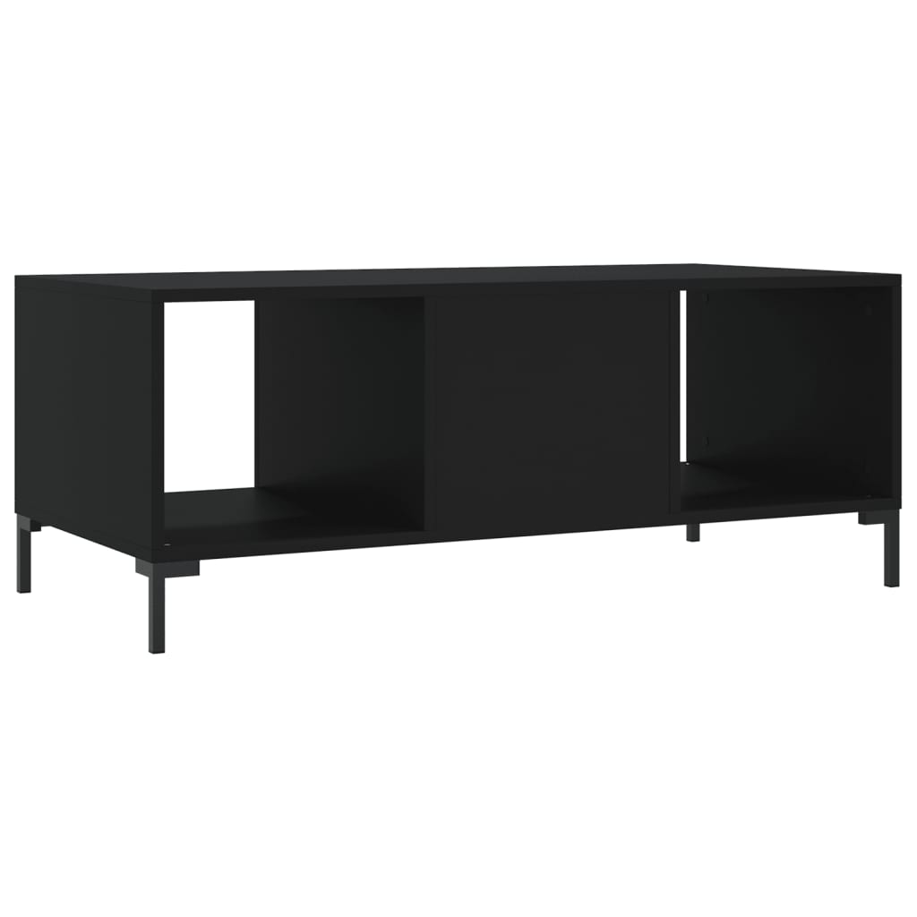  Coffee Table, Black, 102x50x40 Cm, Wood-based Material