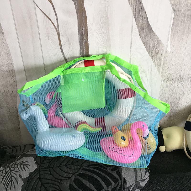 

Large Mesh Beach Bag for Children s Toys – Ideal for Sand Play & Swimming