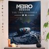 MMetro 2033 Anime Video Game Hanging Bohemian Tapestry Bohemian Wall Tapestries Mandala Kawaii Room Decor