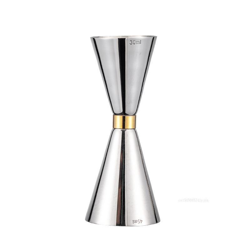 Double-head Stainless Steel Wine Glass with Graduated Cocktail Bar Measures Bar Tools Bar Bartending Tool Set  Mixer Portatil
