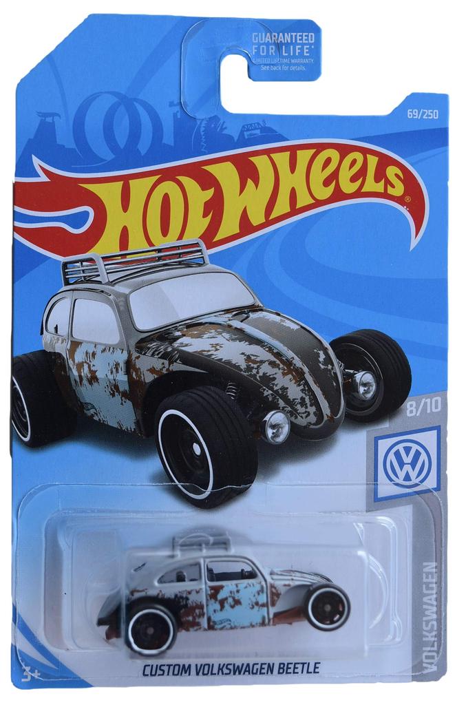 Hot Wheels Volkswagen Series Custom Volkswagen Beetle Gray 8/10 69/250
