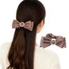MOE2HUO Chiffon Bow Hair Satin Hair Solid Gift for and Entrance Exams Women's Scrunchie, Accessory, Elegant, Large, Color, Cute, Weddings,