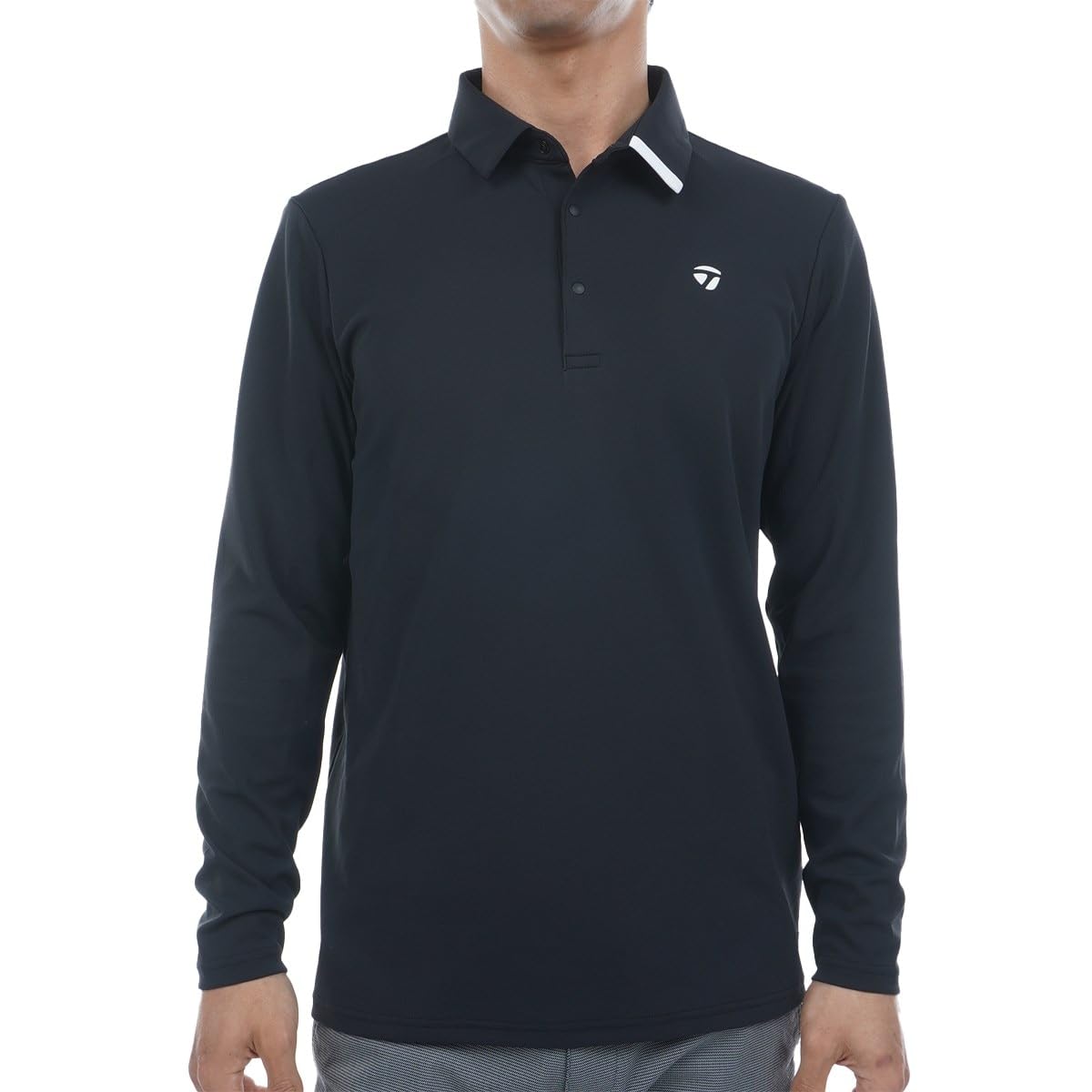 

TaylorMade TM Basic L/S Polo Shirt, Black, Size O, Men s, 2025SS, UN612