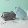 Oxford High-Gloss Pencil Case for Students, Large Capacity Double-Sided Stationery Bag