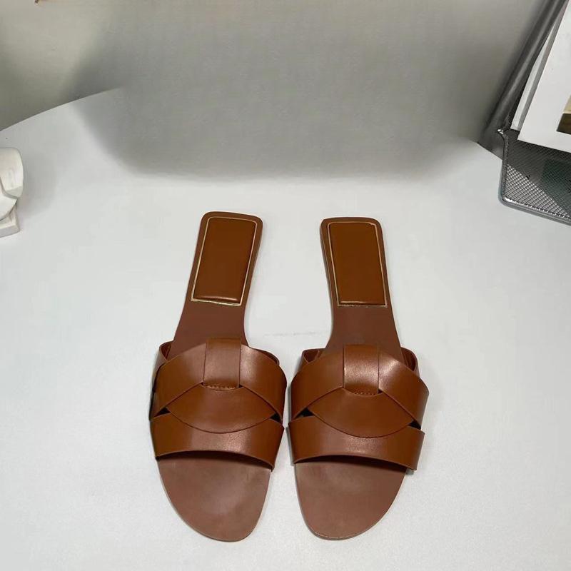 BCEBYL NEW Fashion Sexy Round Toe Flat Walking Shoes Sandals Casual Comfortable Beach Shoes Elegant Women's Slippers