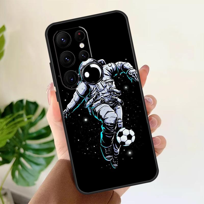 Astronaut Baseball Basketball Weiche Hülle Für Samsung Galaxy S21 S22 S23 S24 S25 Ultra S9 S10 Plus S20 FE S24 FE Handyhülle