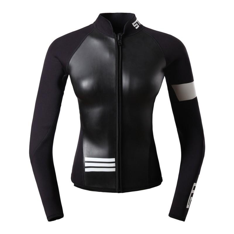 Damen Neopren-Wetsuit Set 2mm Tauchen Schnorcheln Schwimmen Wärme UV-Schutz