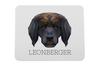 Leonberger -Geometryczna Podkładka Ze Zdjęciem I Napisem Pod Mysz Art-Dog